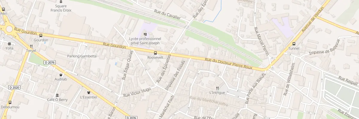 Plan du 2B Rue Gourdon à Vierzon