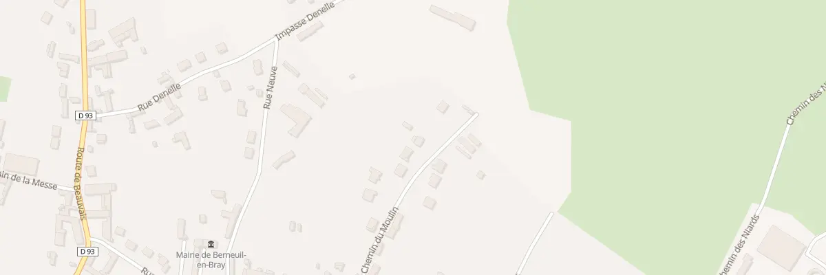 Plan du 9 Che du Moulin à Berneuil-en-Bray
