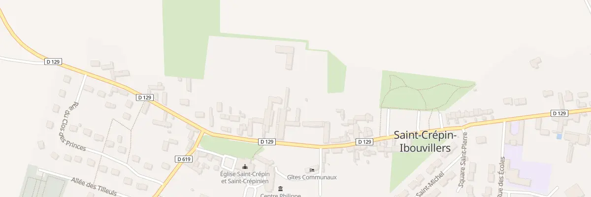 Plan du 100 Rue du Général De-gaulle à Saint-Crépin-Ibouvillers