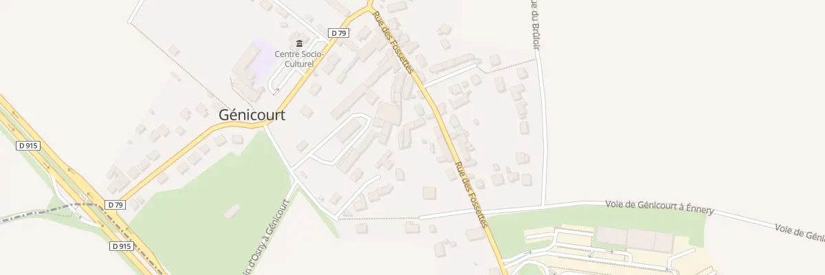 Plan du 14 Rue des Fossettes à Génicourt
