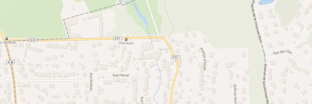 Plan du 75A Rue de Port Royal à Saint-Rémy-lès-Chevreuse