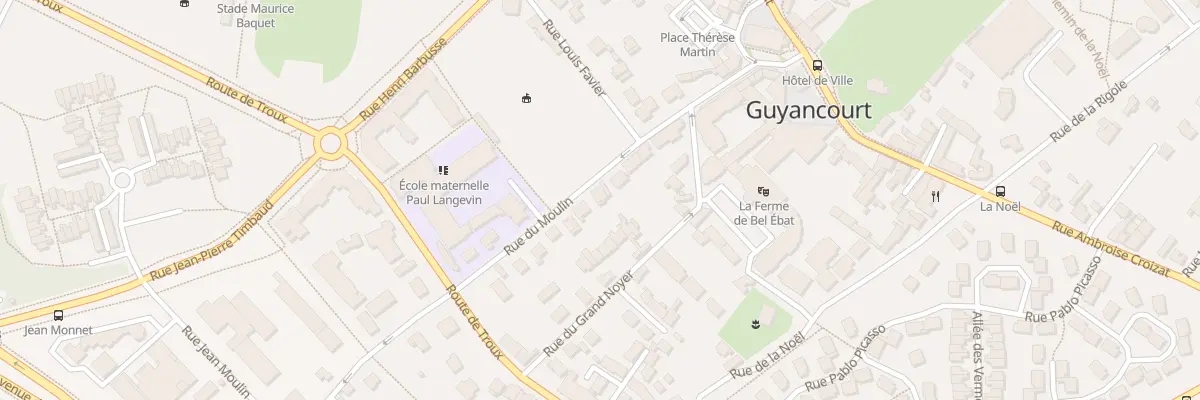 Plan du 10 Rue du Moulin à Guyancourt