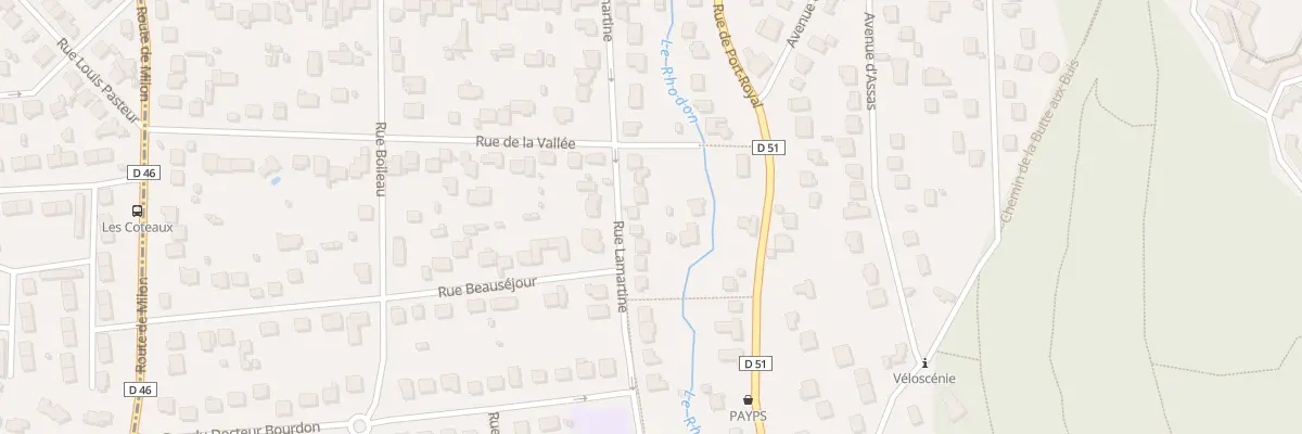 Plan du 42 Rue Lamartine à Saint-Rémy-lès-Chevreuse
