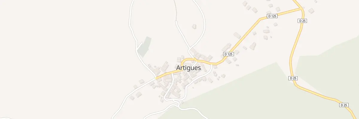 Plan du 25 Le Village à Artigues