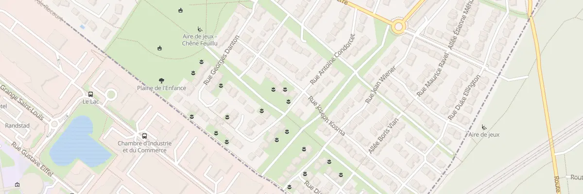 Plan du 28 Rue Camille et Lucile Desmouli à Achères