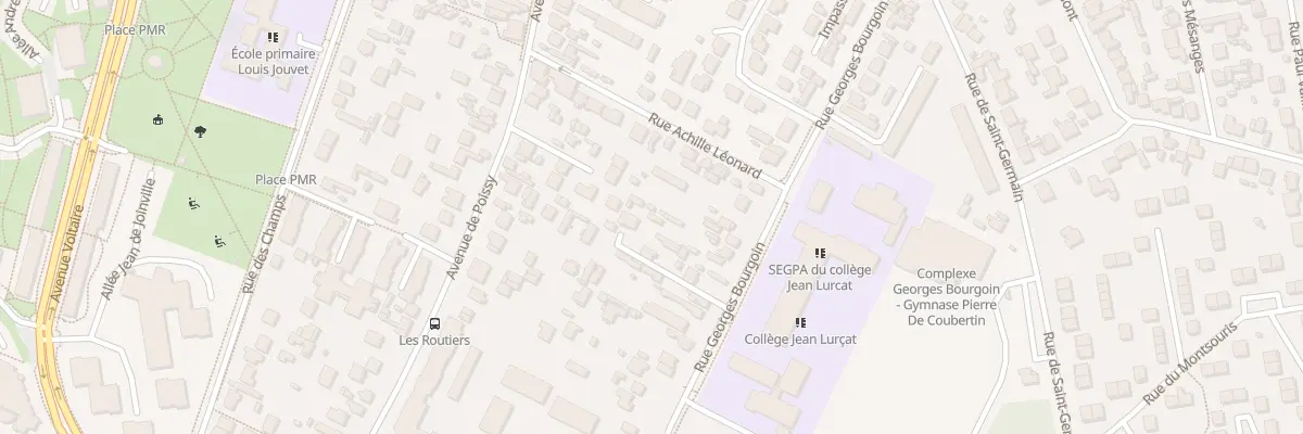 Plan du 20B Rue Georges Bourgoin à Achères