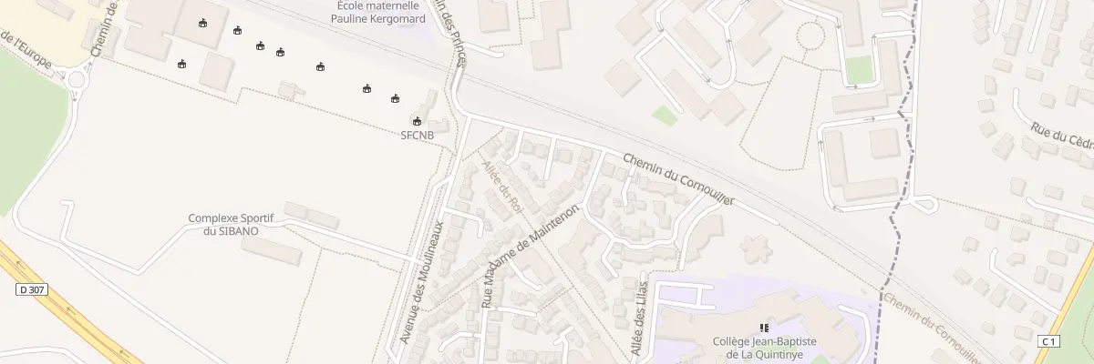 Plan du 12 Rue Madame de Maintenon à Noisy-le-Roi
