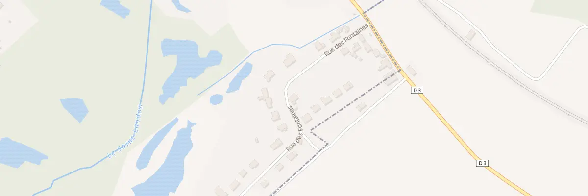 Plan du 13 Rue des Fontaines à Hangest-sur-Somme