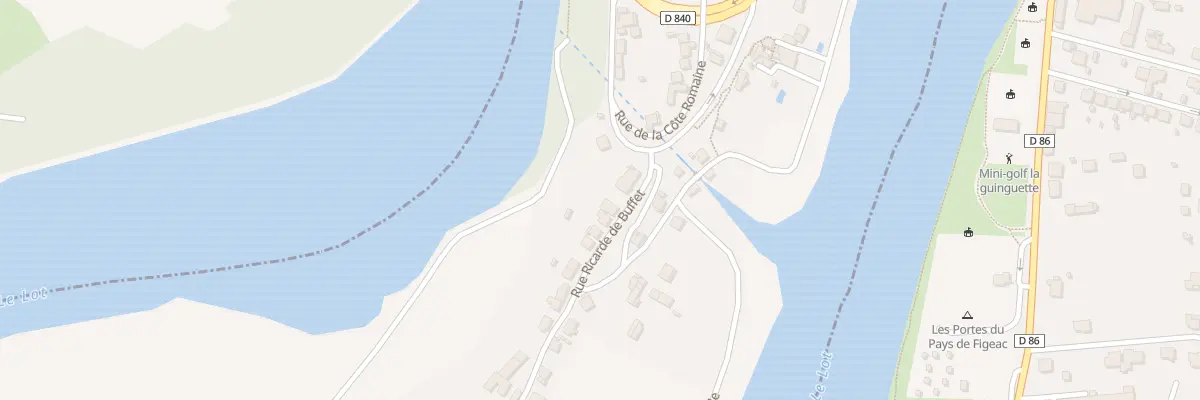Plan du 2 Rue Ricarde de Buffet à Capdenac