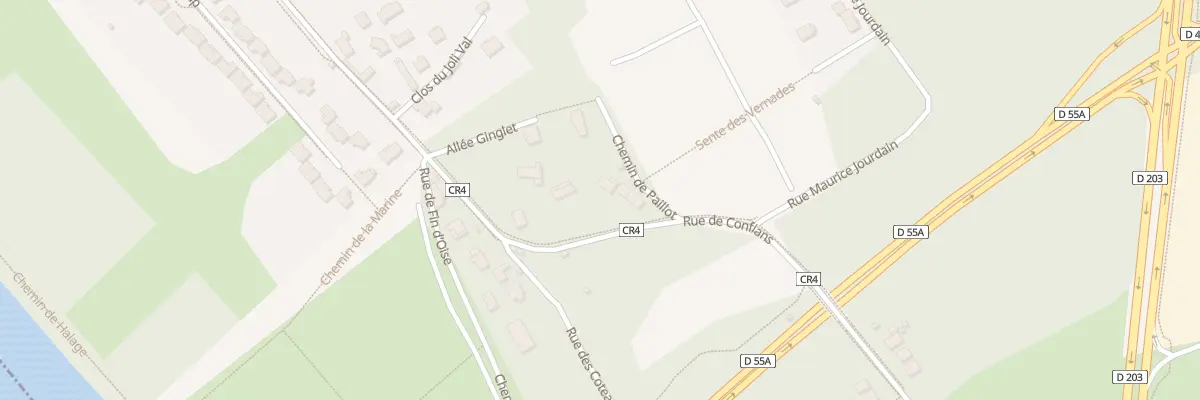 Plan du 22 Che de Paillot à Neuville-sur-Oise