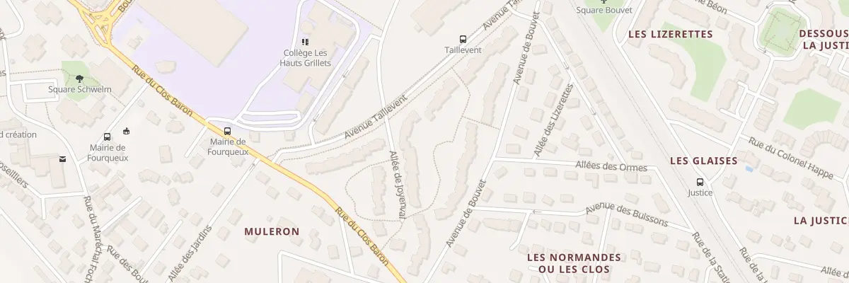 Plan du 8 Av Taillevent à Saint-Germain-en-Laye