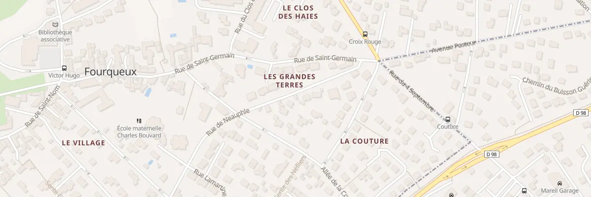 Plan du 9B Rue de Neauphle à Saint-Germain-en-Laye