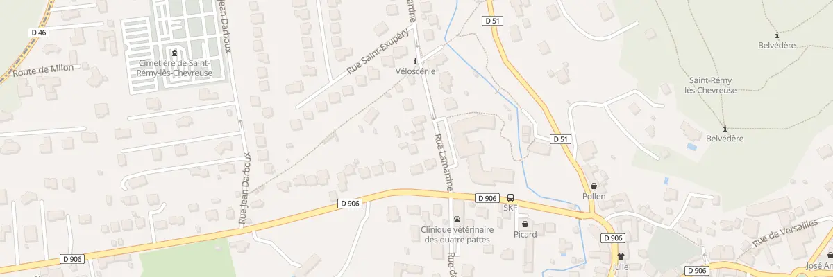 Plan du 5 Rue Lamartine à Saint-Rémy-lès-Chevreuse