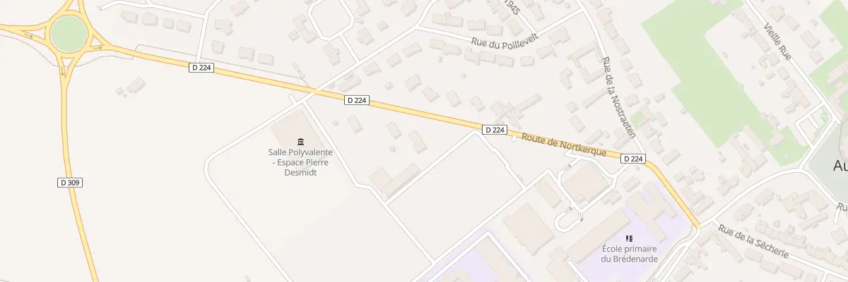 Plan du 301 Rte de Nortkerque à Audruicq