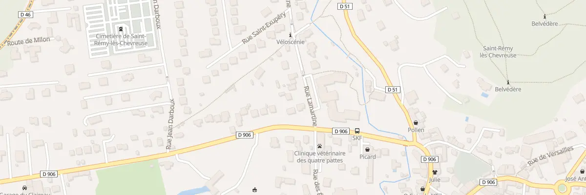 Plan du 3 Rue Lamartine à Saint-Rémy-lès-Chevreuse