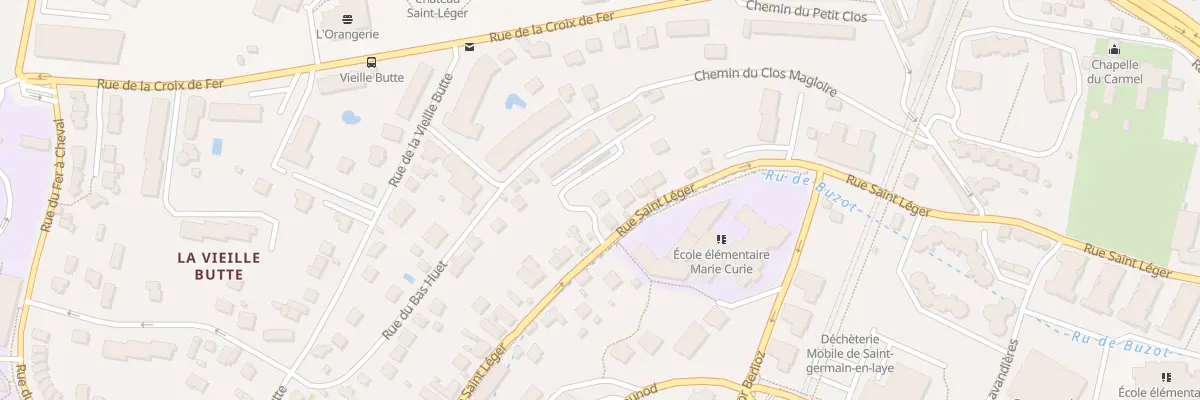 Plan du 58 Rue Saint Léger à Saint-Germain-en-Laye