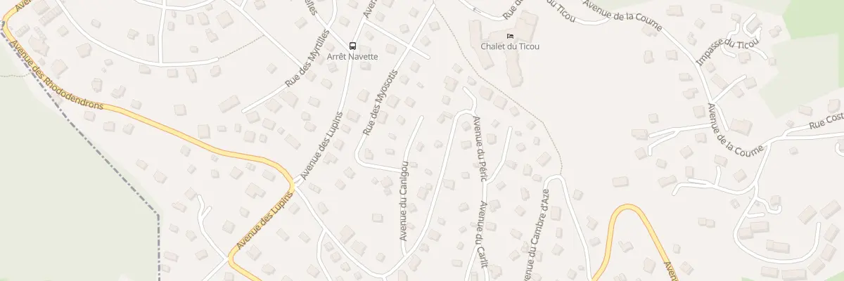 Plan du 551 Av du Canigou à Bolquère