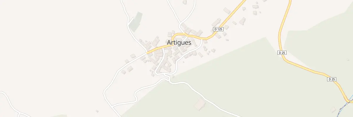 Plan du 29 Le Village à Artigues