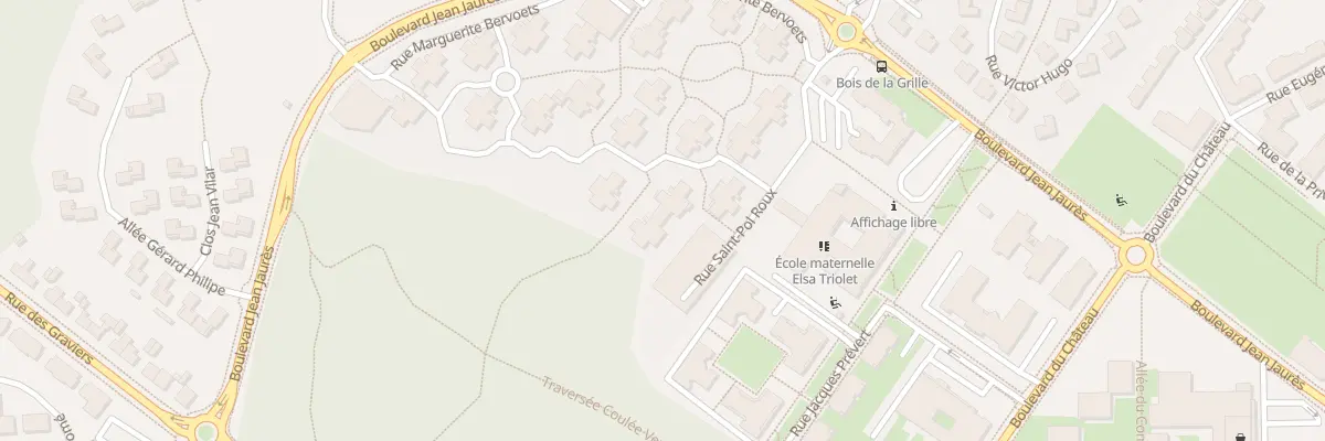 Plan du 9 Rue Saint-Pol Roux à Guyancourt