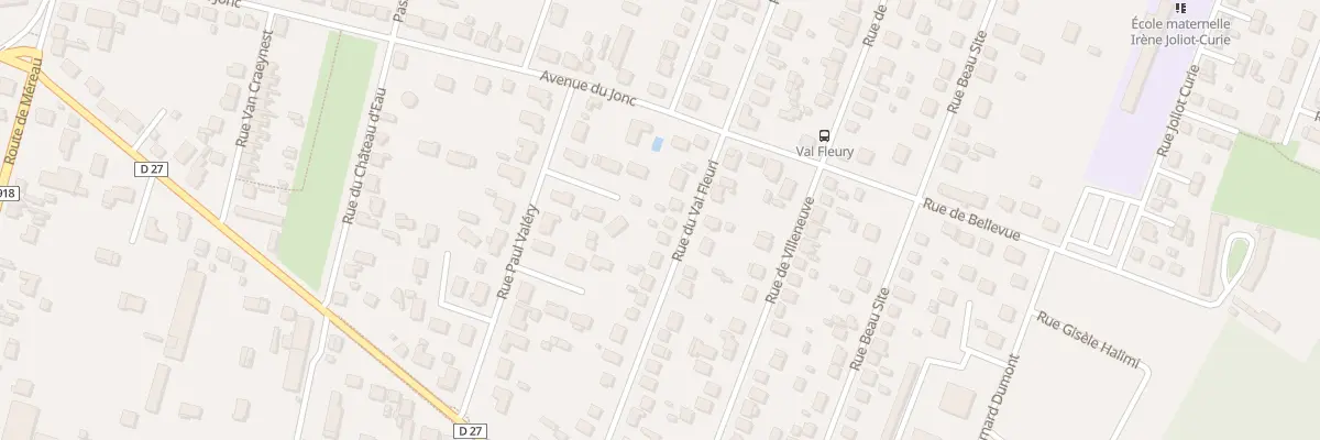 Plan du 48 Rue du Val Fleury à Vierzon