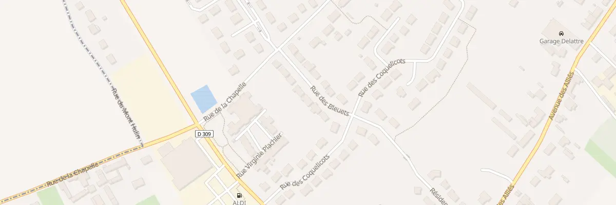 Plan du 80 Rue des Bleuets à Audruicq