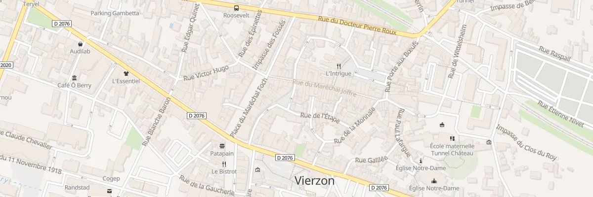 Plan du 12 Pl Gallerand à Vierzon