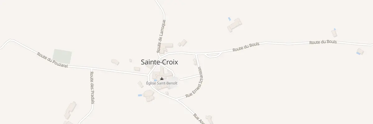 Plan du 8 Rte du Bouïs à Sainte-Croix