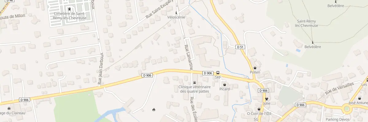 Plan du 1 Rue Lamartine à Saint-Rémy-lès-Chevreuse
