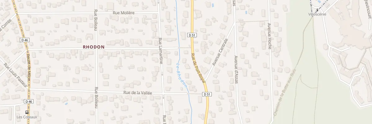Plan du 47 Rue de Port Royal à Saint-Rémy-lès-Chevreuse