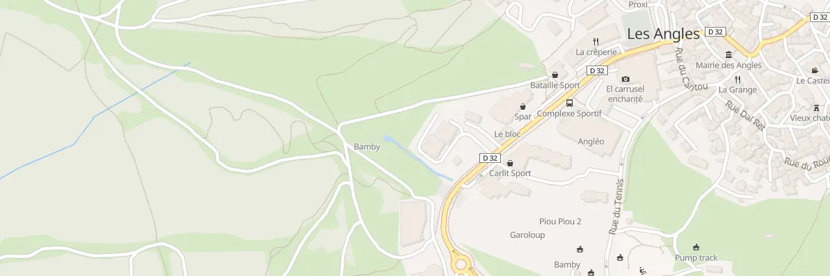 Plan du 9001 Res des Pistes aux Angles