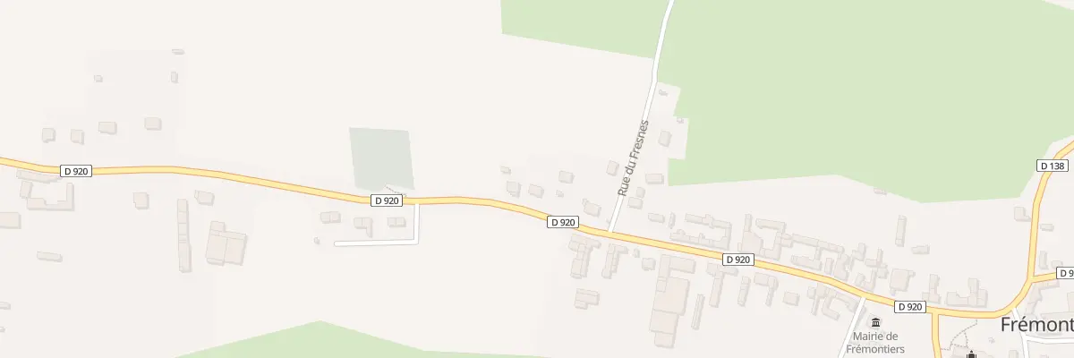 Plan du 33B Rue de Poix à Frémontiers