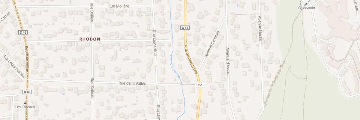 Plan du 45 Rue de Port Royal à Saint-Rémy-lès-Chevreuse
