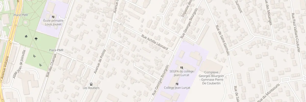 Plan du 12B Rue Georges Bourgoin à Achères