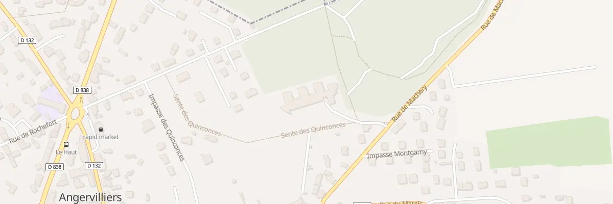 Plan du 5001 Rue de Machery à Angervilliers