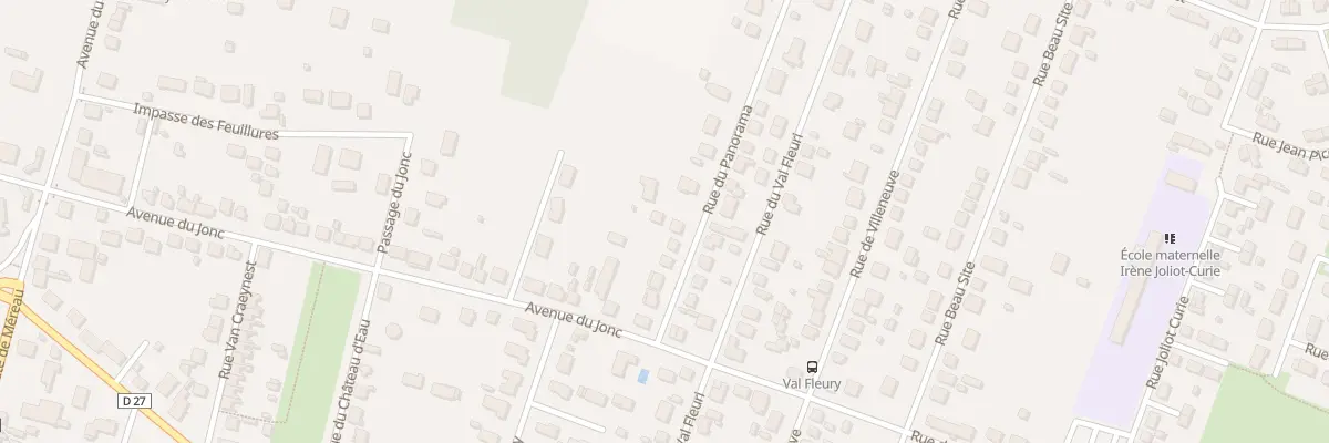Plan du 36 Rue du Panorama à Vierzon