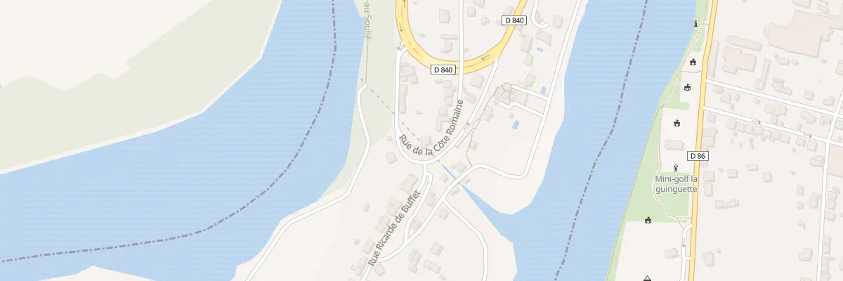 Plan du 2 Côte Romaine à Capdenac