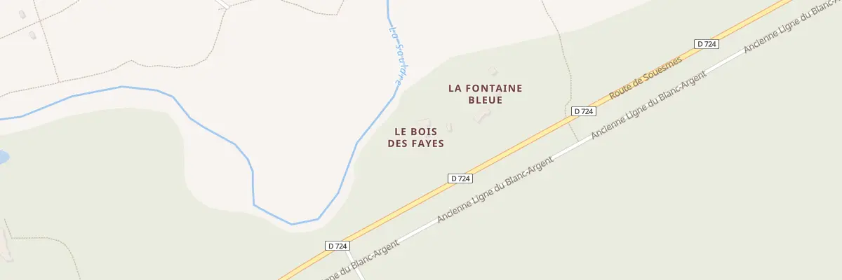 Plan du 455 Rte de Souesmes à Salbris
