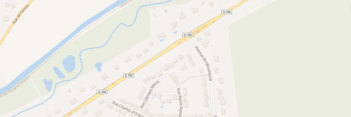 Plan du 181 Rue Clément Marot à Mardié