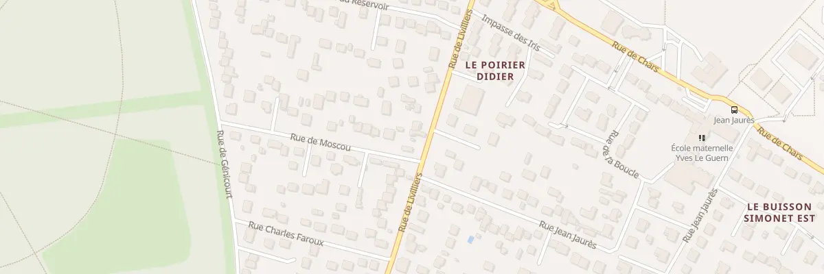 Plan du 81 Rue de Livilliers à Osny