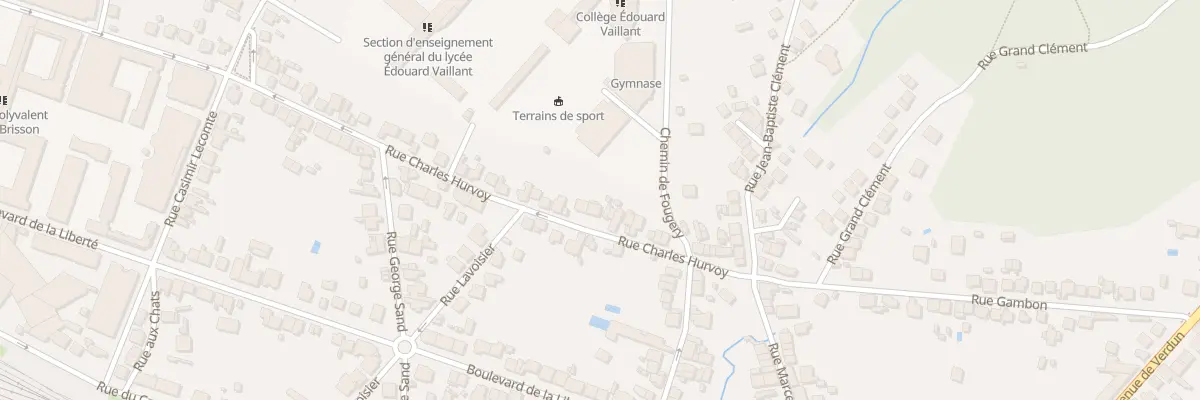 Plan du 23 Rue Charles Hurvoy à Vierzon