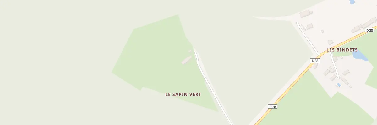 Plan du 5189 Le Sapin Vert à Pruniers