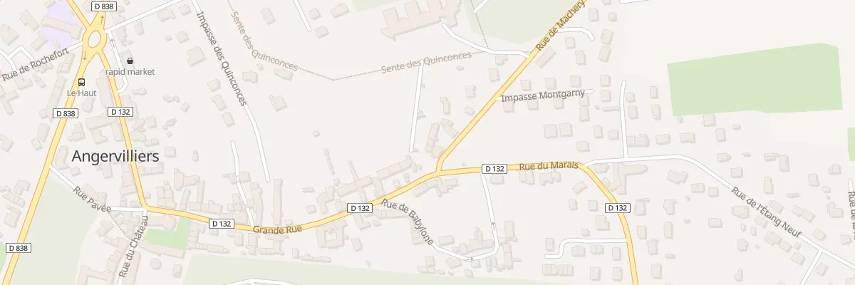 Plan du 3 Rue de Machery à Angervilliers