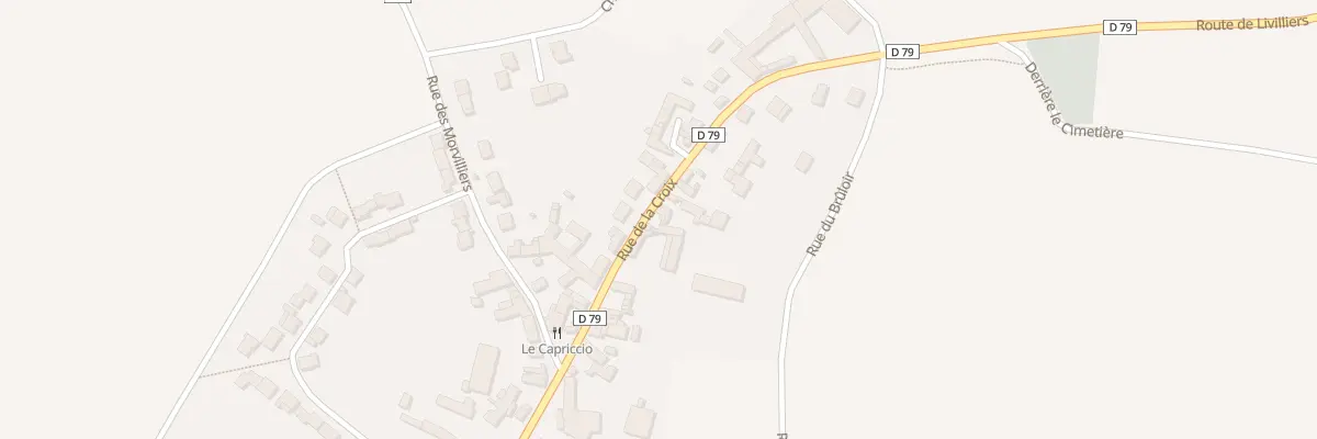 Plan du 12 Rue de la Croix à Génicourt