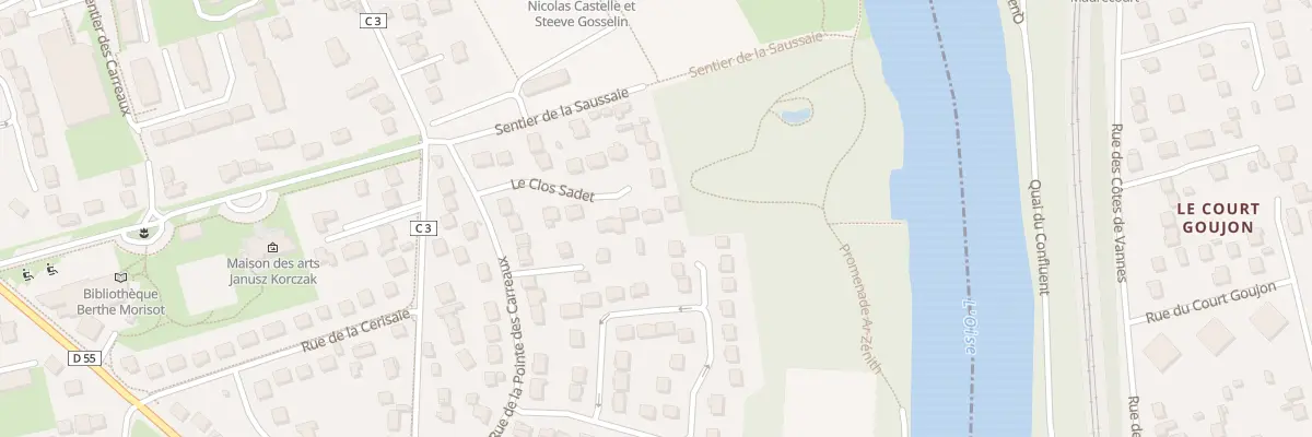 Plan du 12 Le Clos Sadet à Maurecourt