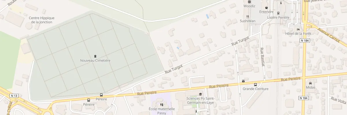 Plan du 18 Rue Turgot à Saint-Germain-en-Laye