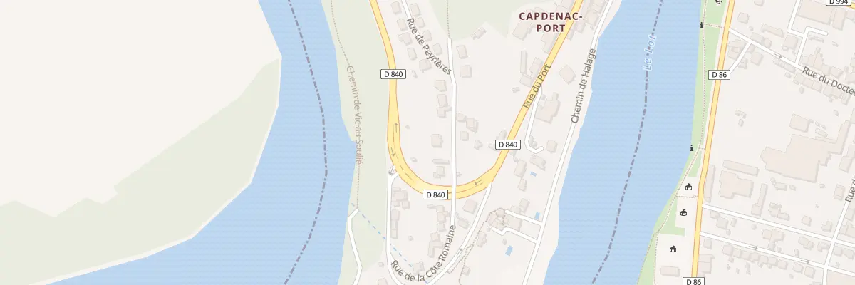 Plan du 22 Côte Romaine à Capdenac