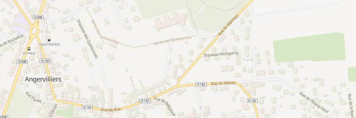 Plan du 9 Rue de Machery à Angervilliers