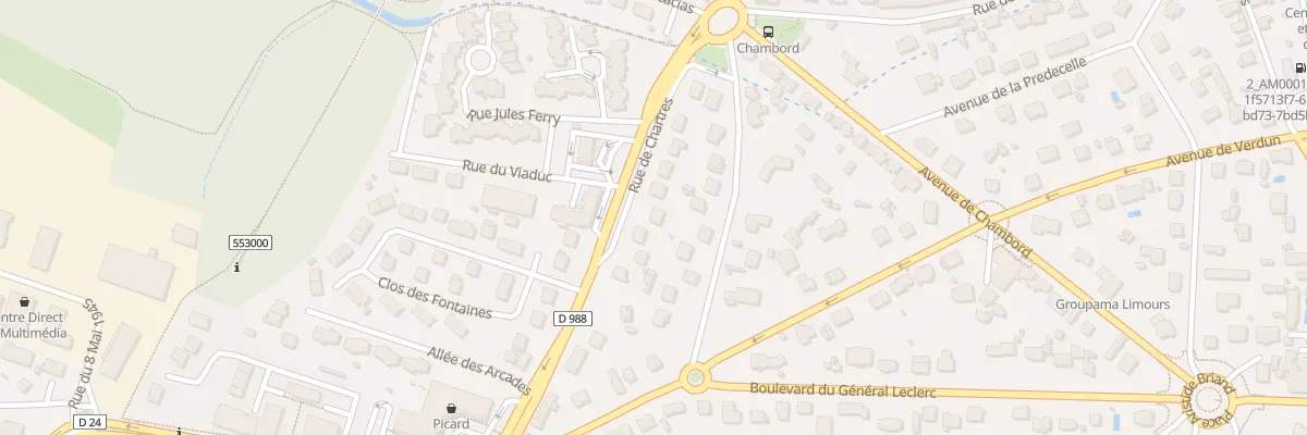 Plan du 13 Rue de Chartres à Limours