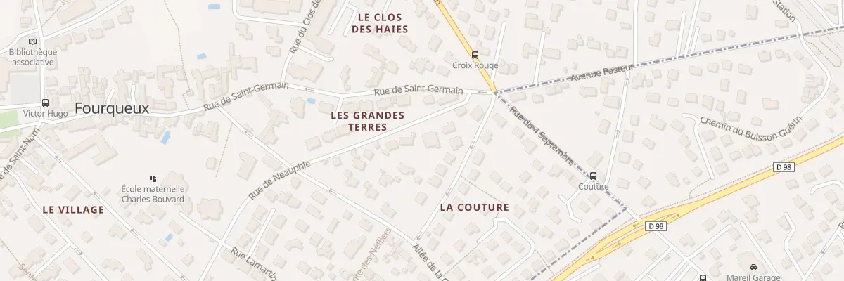 Plan du 5 Rue de Neauphle à Saint-Germain-en-Laye
