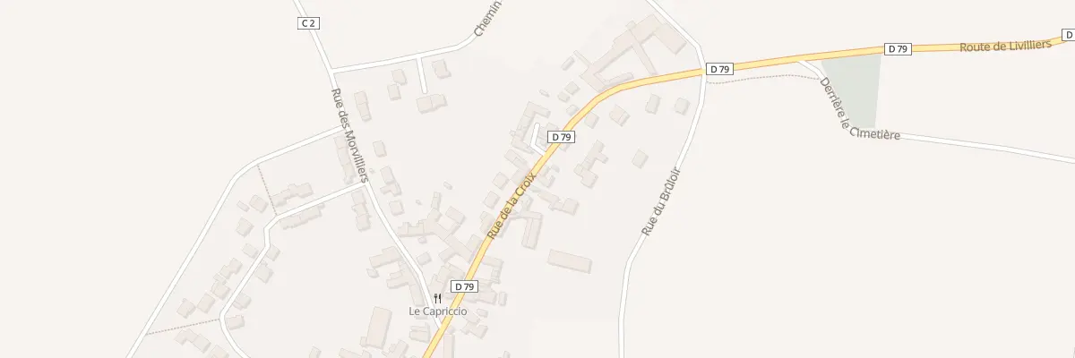Plan du 18 Rue de la Croix à Génicourt